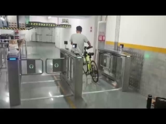 Tornello automatico a battente RFID Tornello girevole per controllo accessi di sicurezza per porte girevoli