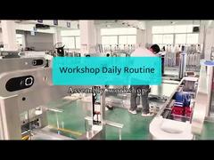 Visualizzazione del tornello automatico a battente interno per l'autocontrollo in un edificio per uffici intelligente - Demo