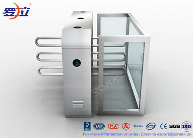 comprare Portone di Turnstyle dell'acciaio inossidabile dei cancelli girevoli di altezza della vita del lettore di impronta digitale per controllo di accesso online manufacture