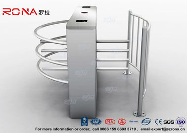 comprare Controllo di accesso automatico AC220V della carta dell'entrata IC/ID dei cancelli girevoli di altezza della vita dei semi online manufacture