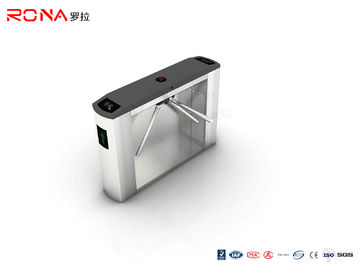 comprare Sistema di sicurezza pedonale a ponte Tornelli a treppiede RFID con lettore di impronte digitali online manufacture