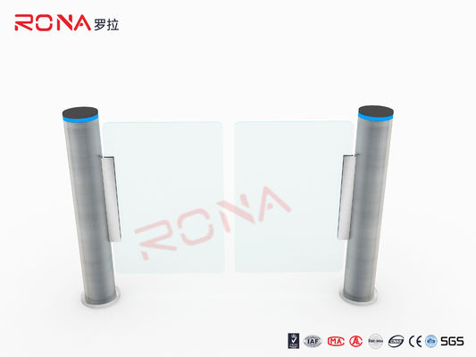 Entrata del supermercato del cancello girevole del portone di velocità di acciaio inossidabile 304 con la porta astuta del cilindro