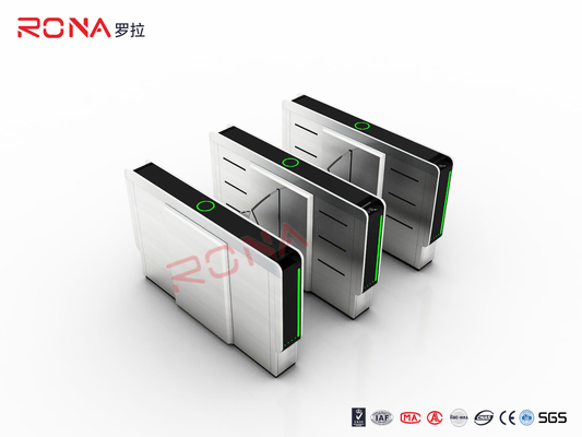 Altezza della vita Flap Barrier Gate Access Control Barcode Flap Barrier Turnstile For Museum