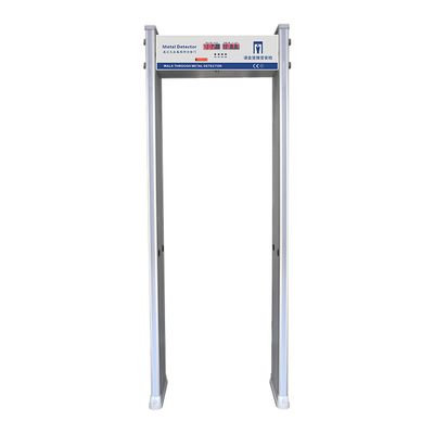 Cancello Rilevatore Metalli a 18 Zone con Luci a 360 Gradi a Quattro Lati per l'Indicazione di Oggetti Proibiti