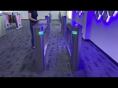 Lettore di schede ad alta velocità Cancelli di sicurezza pedonali Controllo accessi con braccio oscillante in acrilico