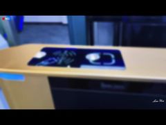 Tornelli girevoli del controllo di accesso del cancello girevole del portone di velocità di placcatura di colore multi del servomotore