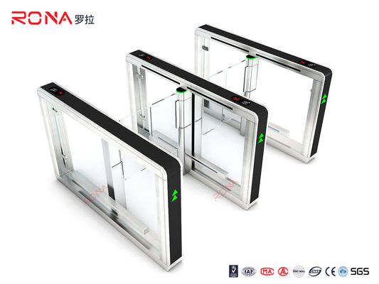 304# In acciaio inossidabile Fastlane Speed Gate Turnstile Altezza della vita con pannelli di barriera trasparenti
