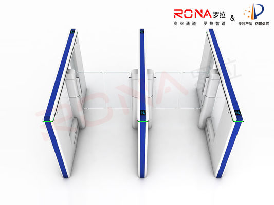 10 coppie di sensori a infrarossi 304 Porta di velocità in acciaio inossidabile per biblioteca