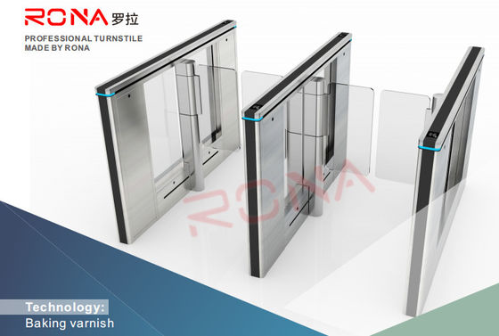 Porta di barriera a oscillazione automatica intelligente con meccanismo in lega di alluminio