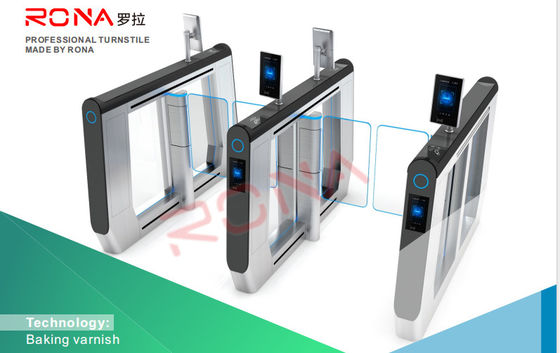 Lettore di carte RFID di impronte digitali porta di velocità giradischi in acciaio inossidabile per ufficio