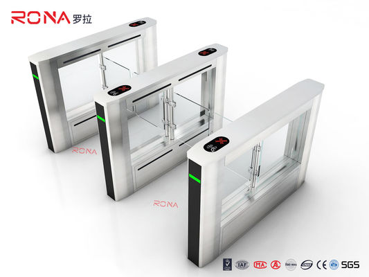 TCP / IP Sicurezza Elettro Chiusura Porta Swing Pedonale Barriera Porta Turnstyle Fastlane Vetro