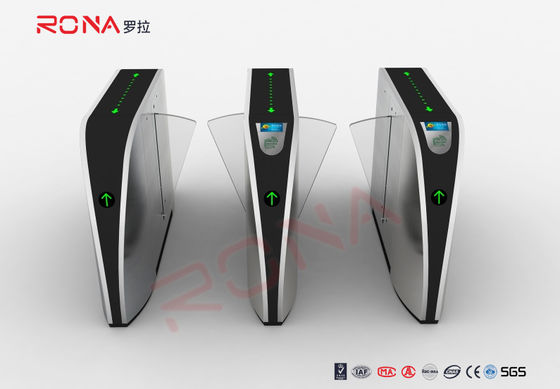 Leggitore di impronte digitali Flap Barrier Gate Acrilico Flap Barrier Turnstile