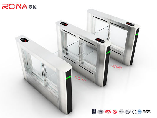 Portale di barriera a tornitura in acciaio inossidabile Swing Retracibile Safety Flap Barrier Gate