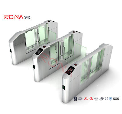 Approvato CE Luxury Speed Gate Turnstile Sistema di controllo dell'accesso larghezza 500-1000MM Per Museo