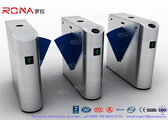 SUS 304 del cancello girevole del portone della barriera della falda dell'entrata con il sistema di riconoscimento dell'impronta digitale