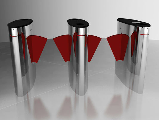 Durata della vita lunga della falda dell'oscillazione della barriera del portone della carta del cancello girevole ad alta velocità del controllo di accesso ESD